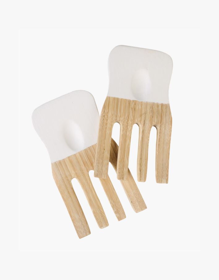 Salaattiottimet luonnonväri - 17x9 cm luonnonväri - 1