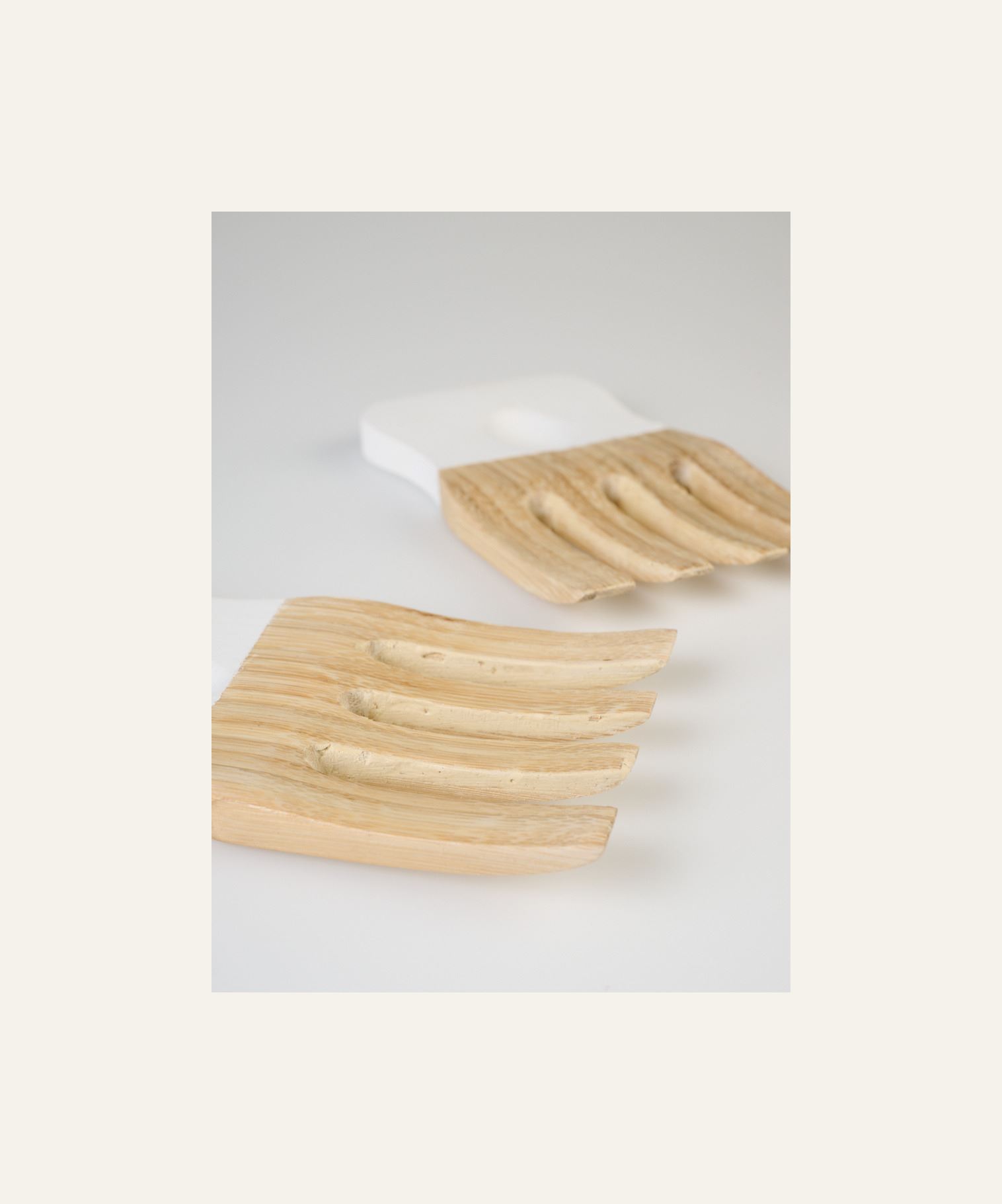 Salaattiottimet luonnonväri - 2