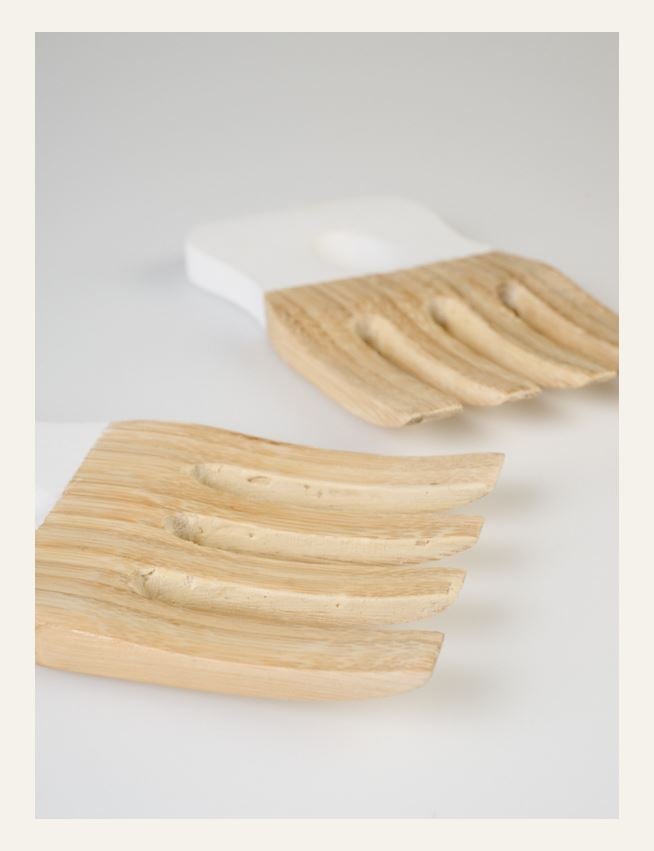 Salaattiottimet luonnonväri - 2