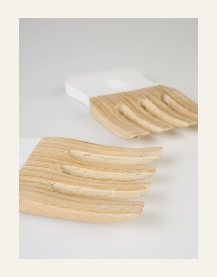 Salaattiottimet luonnonväri - 2