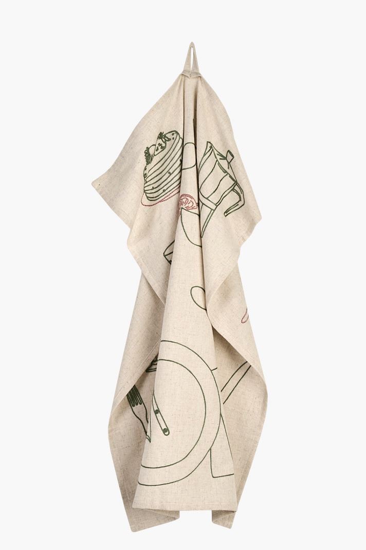 Keittiöpyyhe luonnonväri - 50x70 cm luonnonväri - 1