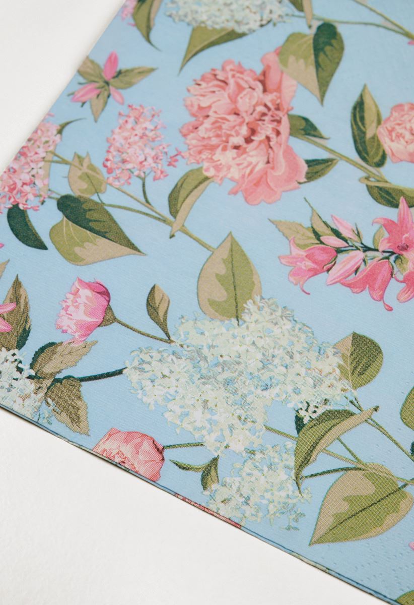 Paperiservetit moniväri/roosa - 2