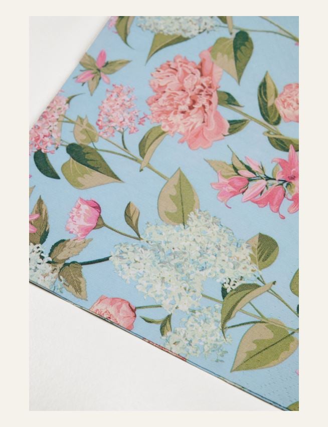 Paperiservetit moniväri/roosa - 2