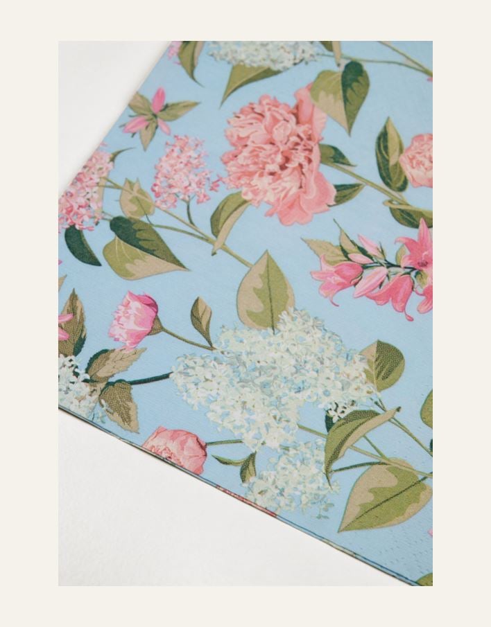 Paperiservetit moniväri/roosa - 2