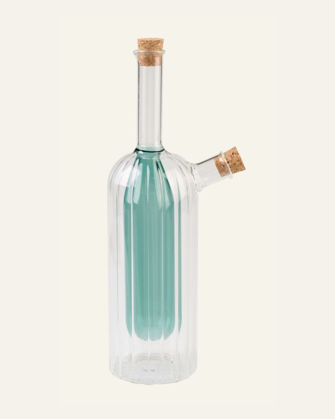 Öljy- ja etikkapullo petroolinsininen - 260ml/100ml petroolinsininen - 1