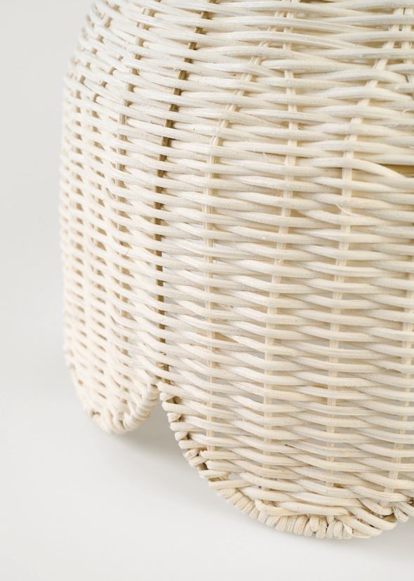 Lampunvarjostin vaalea luonnoväri - 4