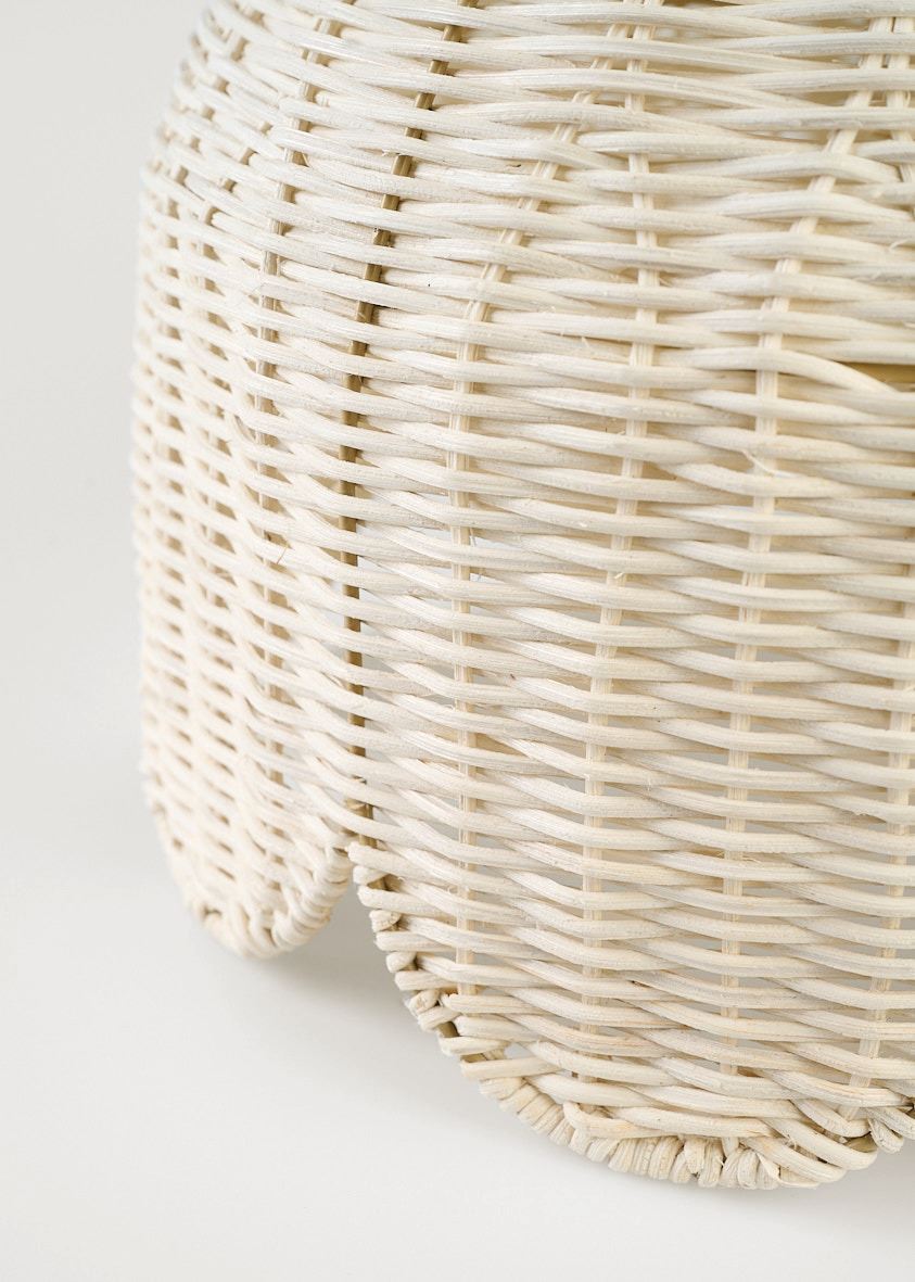 Lampunvarjostin vaalea luonnoväri - 4