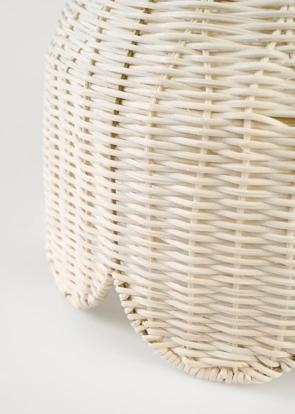 Lampunvarjostin vaalea luonnoväri - 4