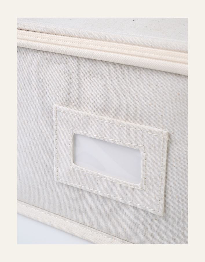 Säilytyslaatikko vaalea luonnoväri - 4