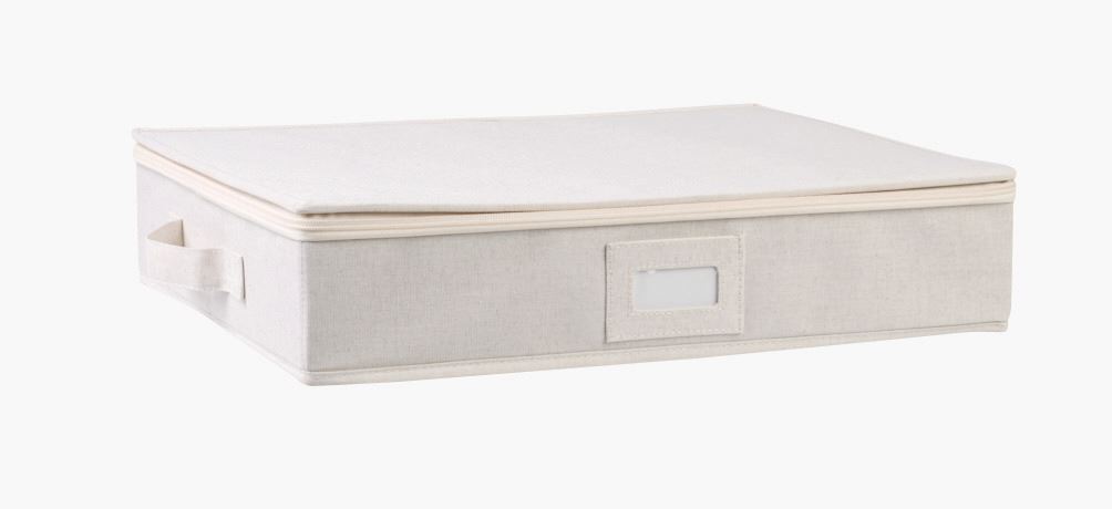 Säilytyslaatikko vaalea luonnoväri - 46x35x10,2 cm vaalea luonnoväri - 1