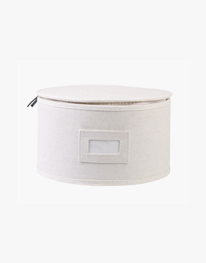 Säilytyslaatikko vaalea luonnoväri - ø18,5x14 cm vaalea luonnoväri - 1