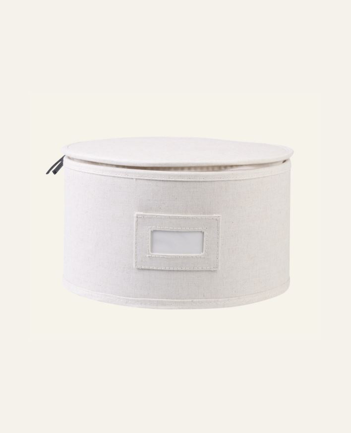 Säilytyslaatikko vaalea luonnoväri - ø18,5x14 cm vaalea luonnoväri - 1