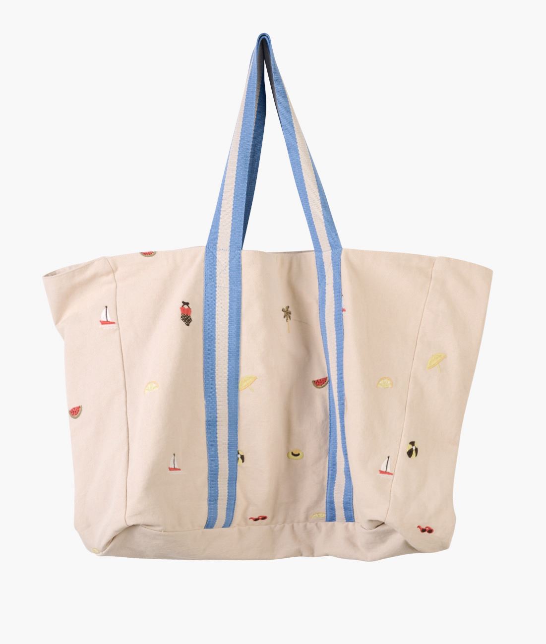 Rantakassi moniväri/sininen - 37x50 cm moniväri/sininen - 1