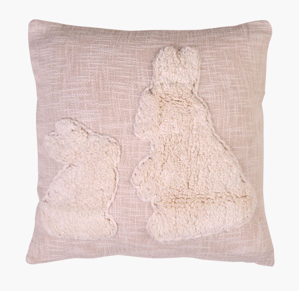 Koristetyynynpäällinen luonnonvalkoinen - 45x45 cm luonnonvalkoinen - 1