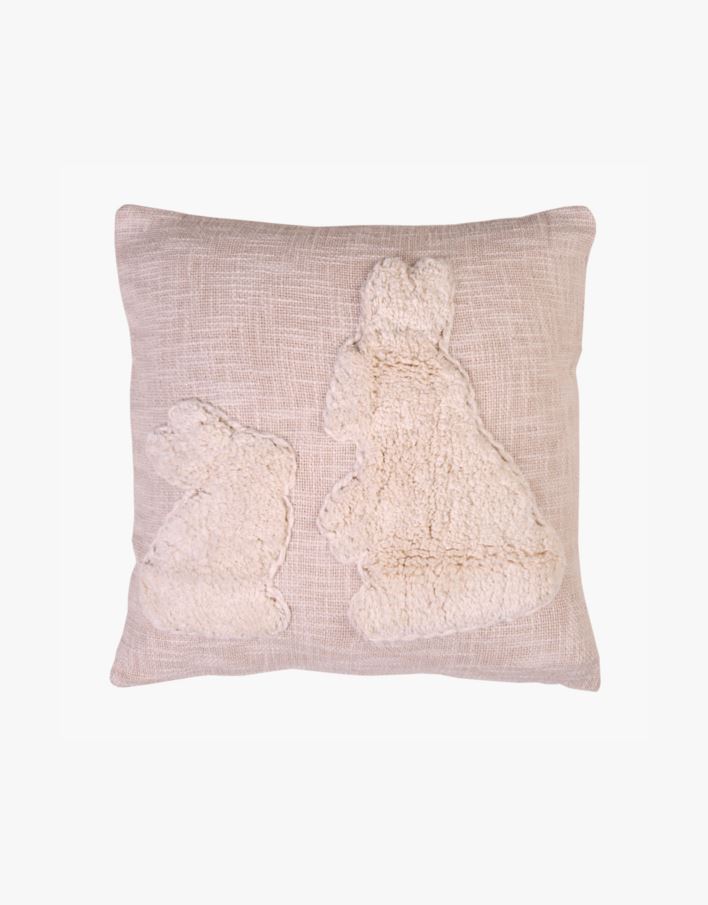 Koristetyynynpäällinen luonnonvalkoinen - 45x45 cm luonnonvalkoinen - 1