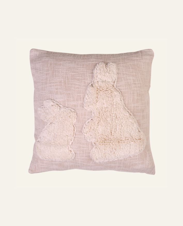 Koristetyynynpäällinen luonnonvalkoinen - 45x45 cm luonnonvalkoinen - 1