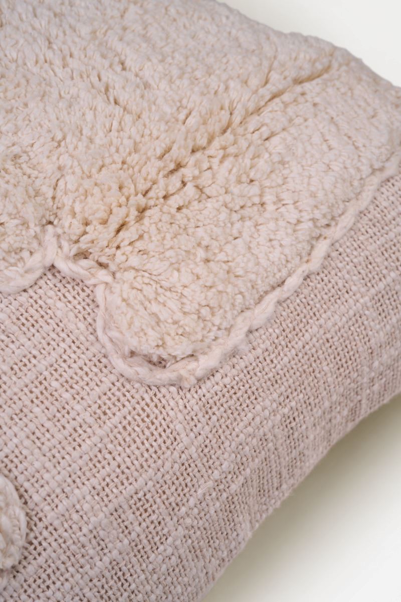 Koristetyynynpäällinen luonnonvalkoinen - 2