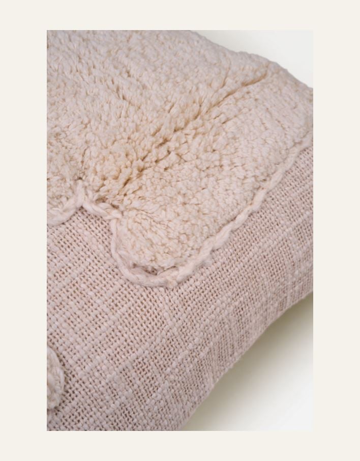 Koristetyynynpäällinen luonnonvalkoinen - 2