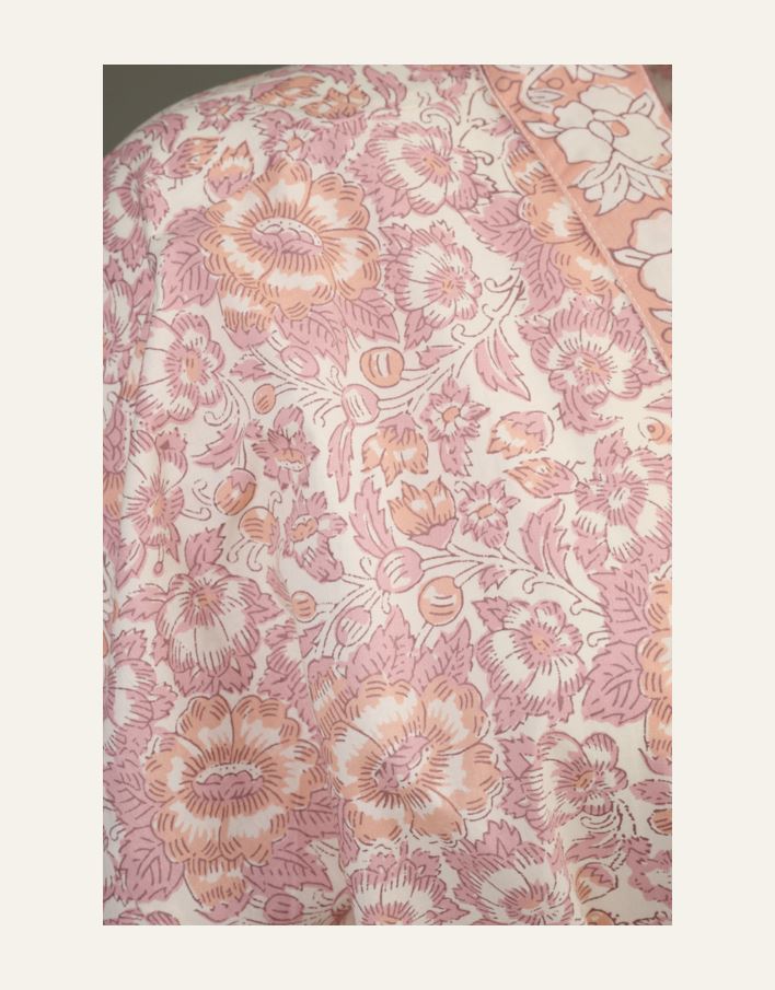 Kimono moniväri/roosa - 3