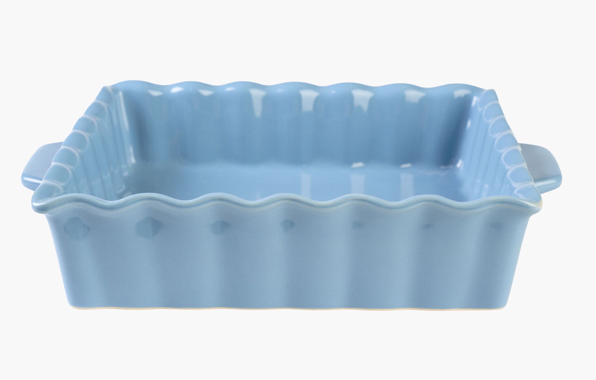 Uuninkestävä astia sininen - 27,5x23,5x6 cm sininen - 1