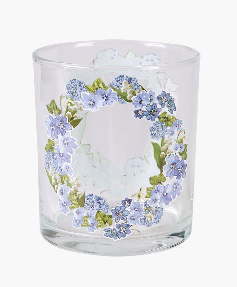 Kynttilälyhty sininen - 8,8x8,8x10 cm sininen - 1