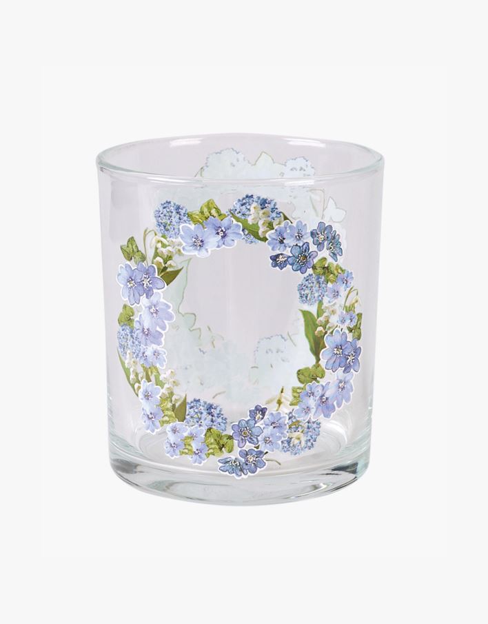 Kynttilälyhty sininen - 8,8x8,8x10 cm sininen - 1