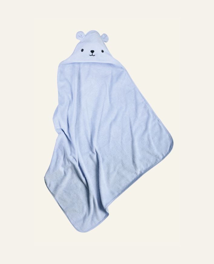 Huppupyyhe vaaleansininen - 80x80 cm vaaleansininen - 1