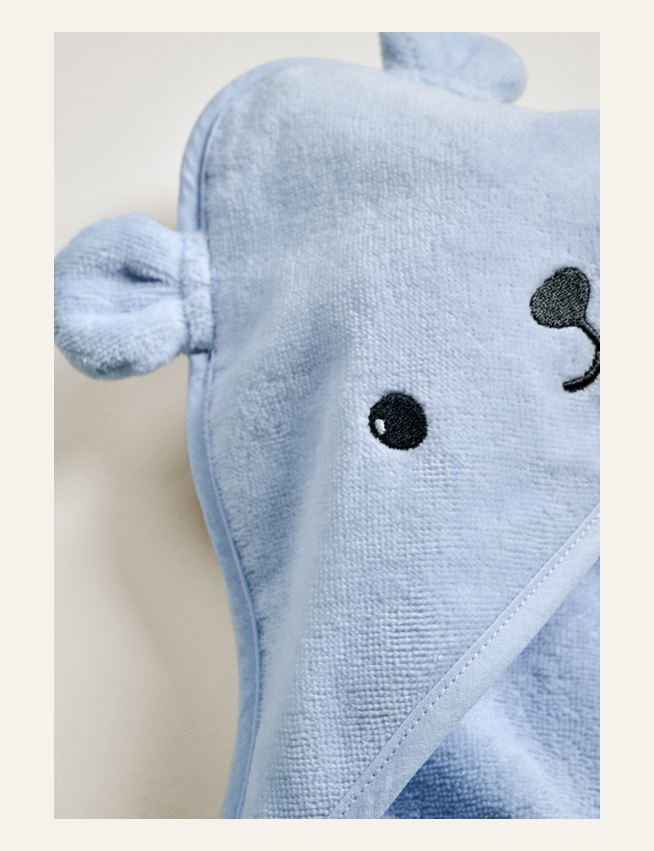 Huppupyyhe vaaleansininen - 3