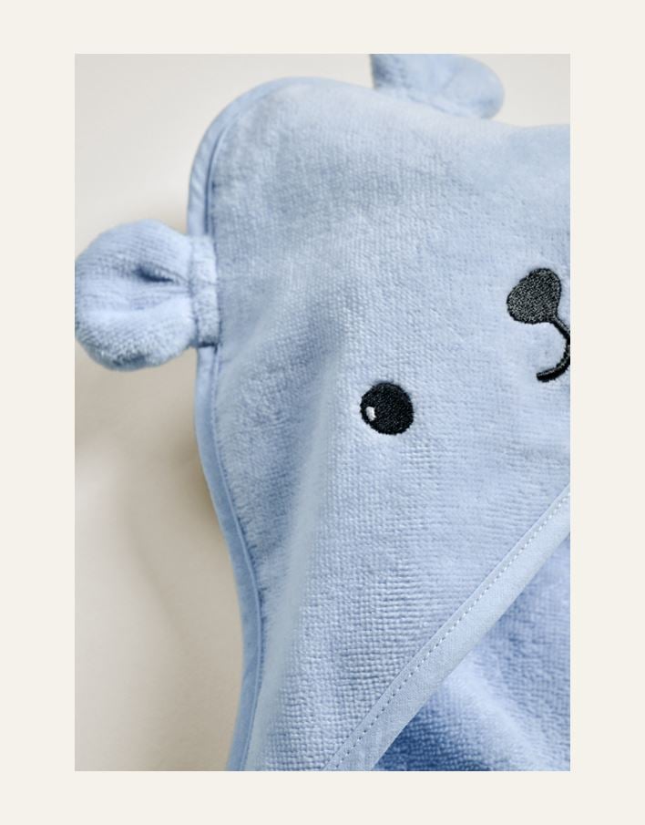 Huppupyyhe vaaleansininen - 3