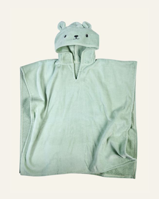 Poncho vaaleanvihreä - 60x120cm vaaleanvihreä - 1