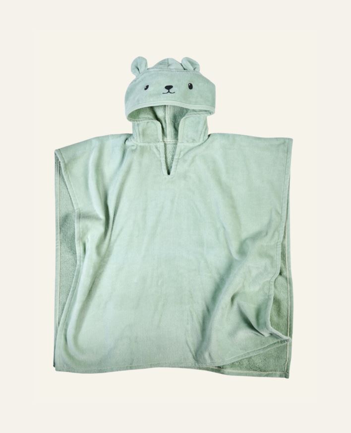 Poncho vaaleanvihreä - 60x120cm vaaleanvihreä - 1