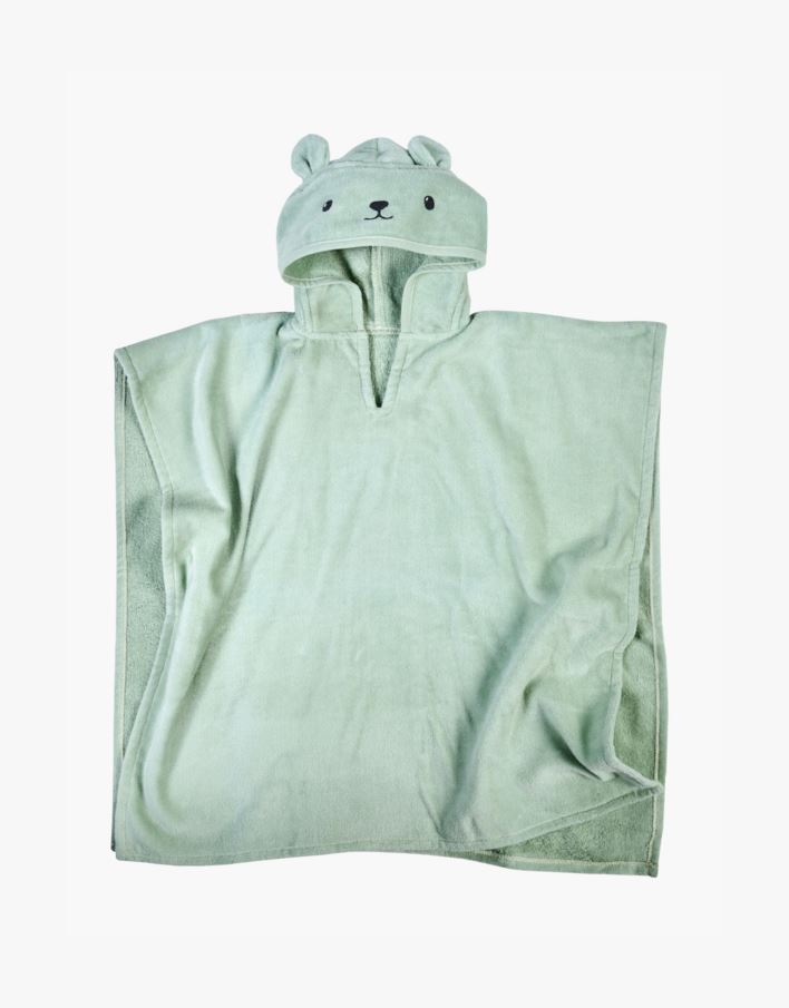 Poncho vaaleanvihreä - 60x120cm vaaleanvihreä - 1