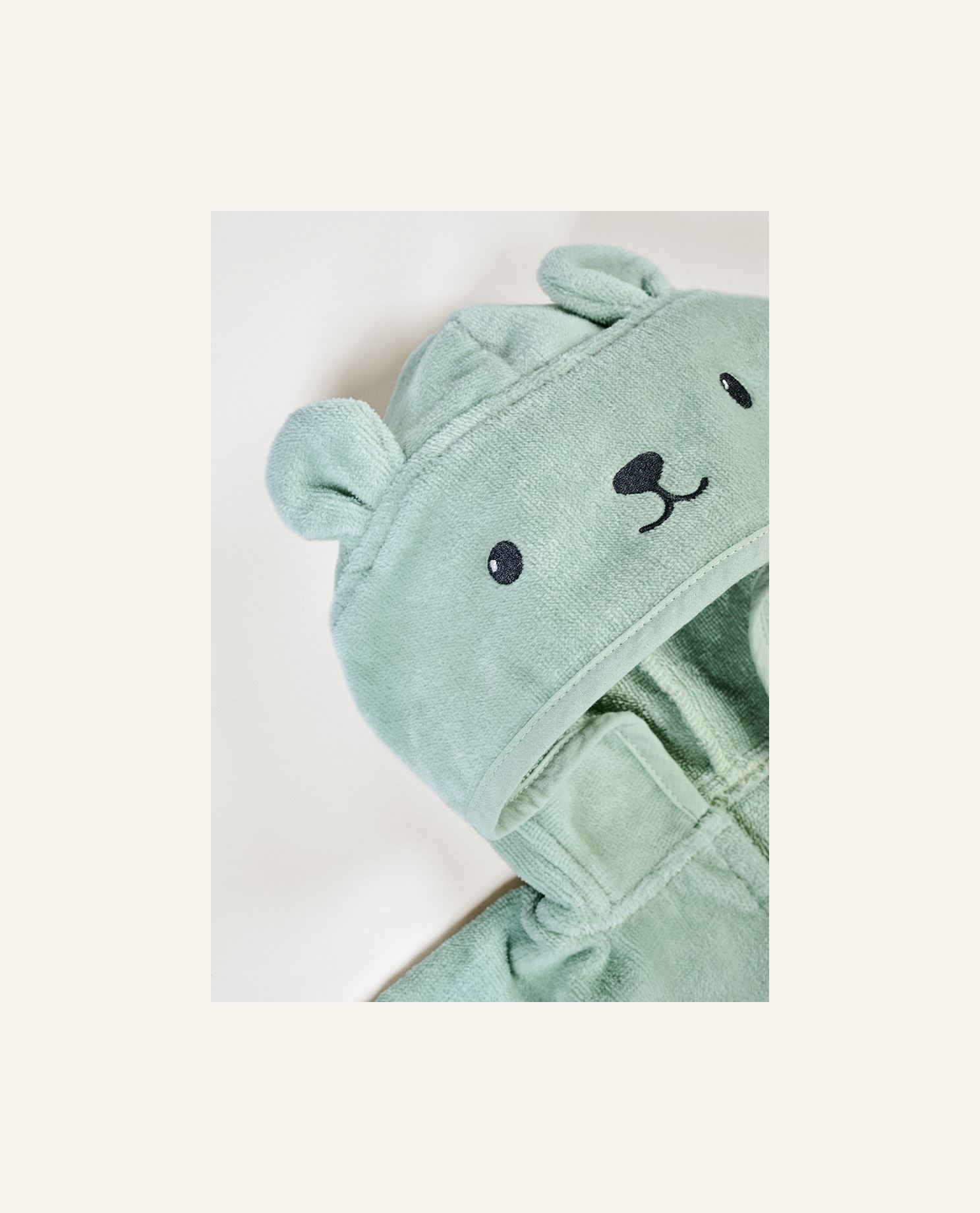 Poncho vaaleanvihreä - 3