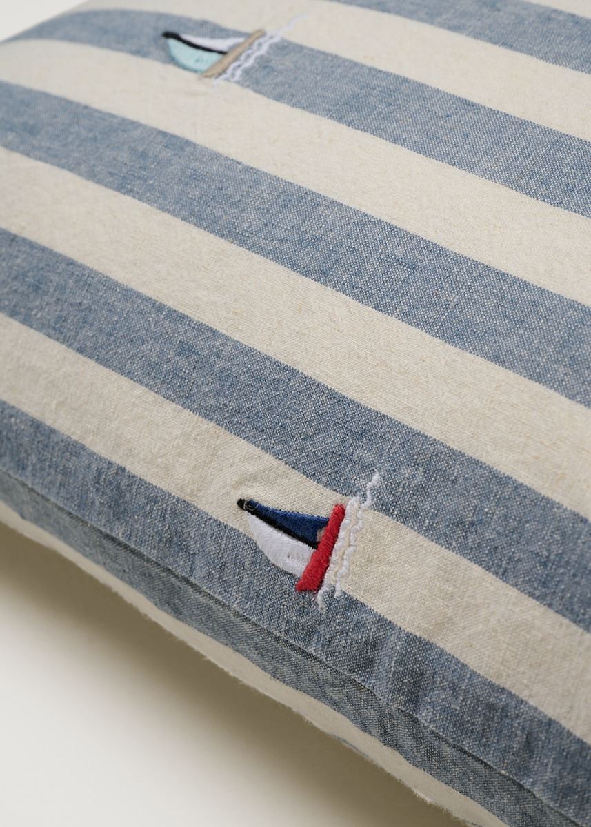 Koristetyynynpäällinen moniväri/sininen - 2