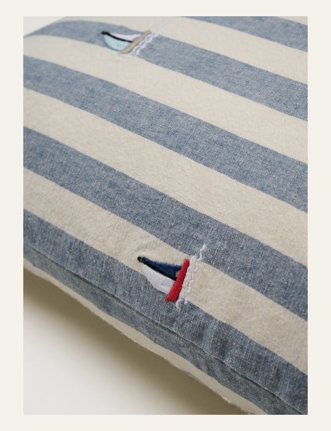 Koristetyynynpäällinen moniväri/sininen - 2