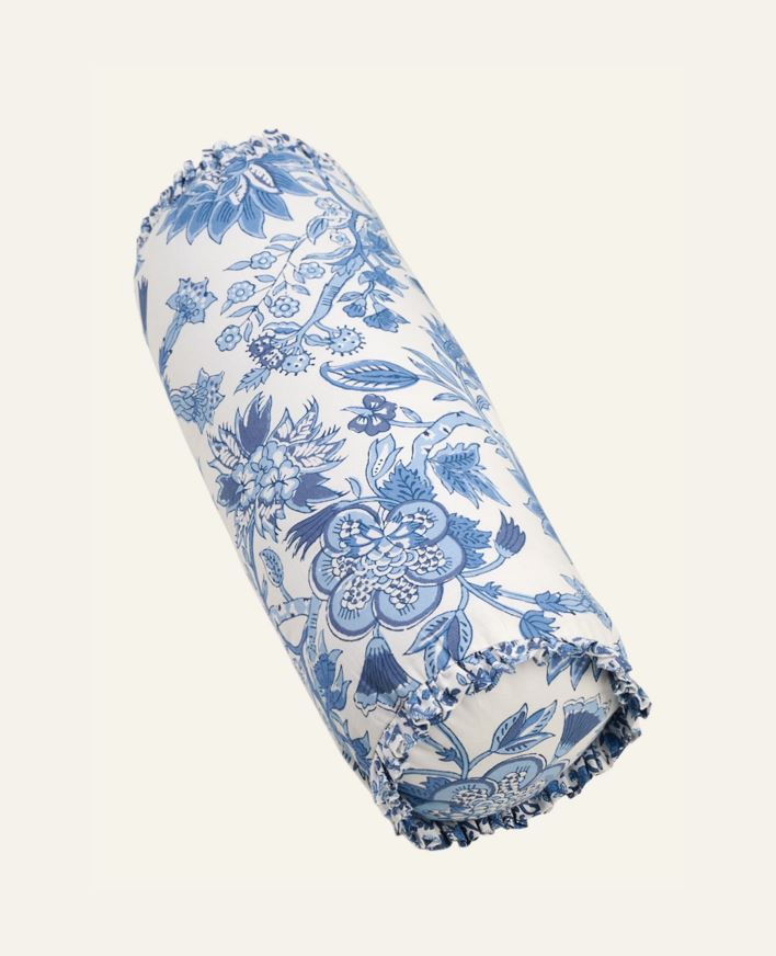 Koristetyyny moniväri/sininen - 40x15 cm + 2 cm moniväri/sininen - 1