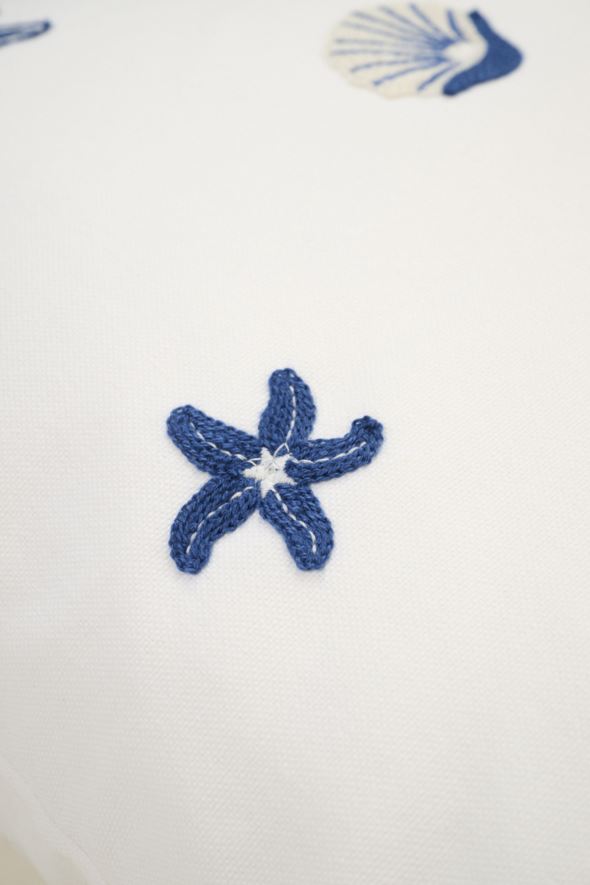 Koristetyynynpäällinen moniväri/sininen - 2