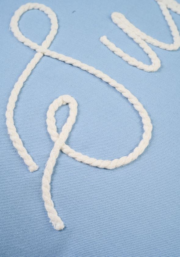 Koristetyyny vaaleansininen - 2