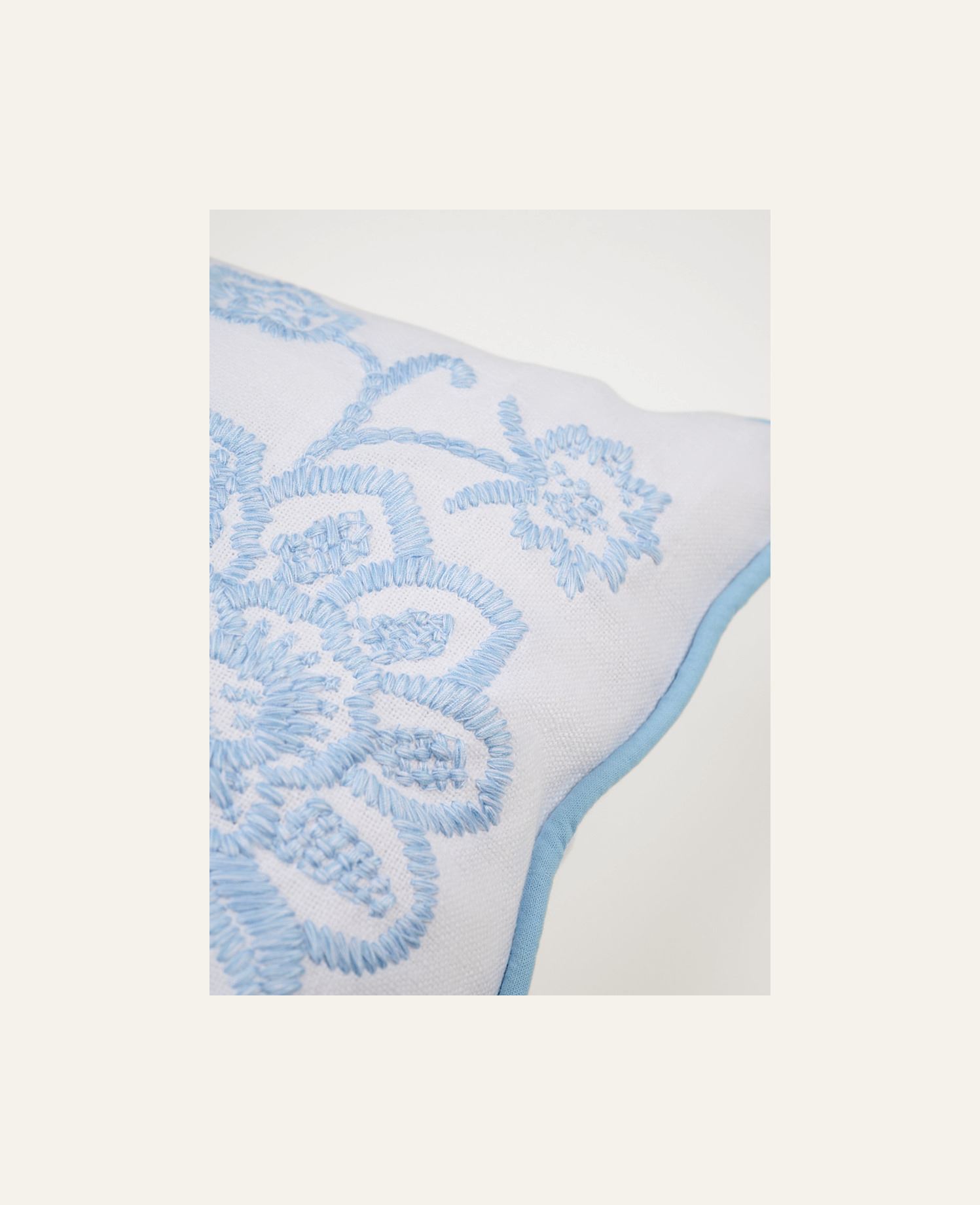 Koristetyynynpäällinen moniväri/sininen - 3