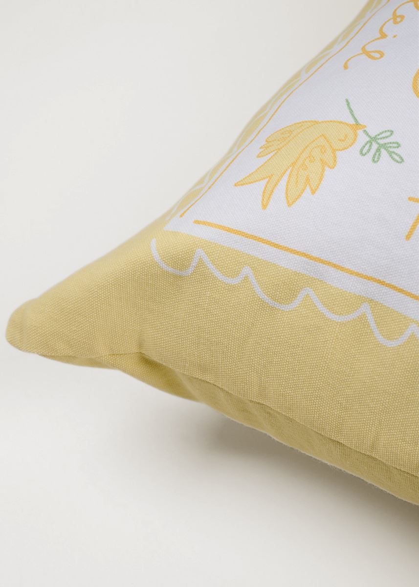 Koristetyyny keltainen - 3
