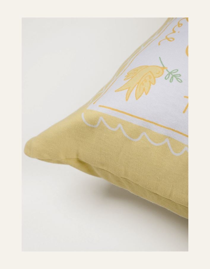 Koristetyyny keltainen - 3