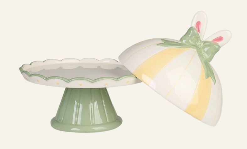 Jalallinen astia moniväri/keltainen - 4