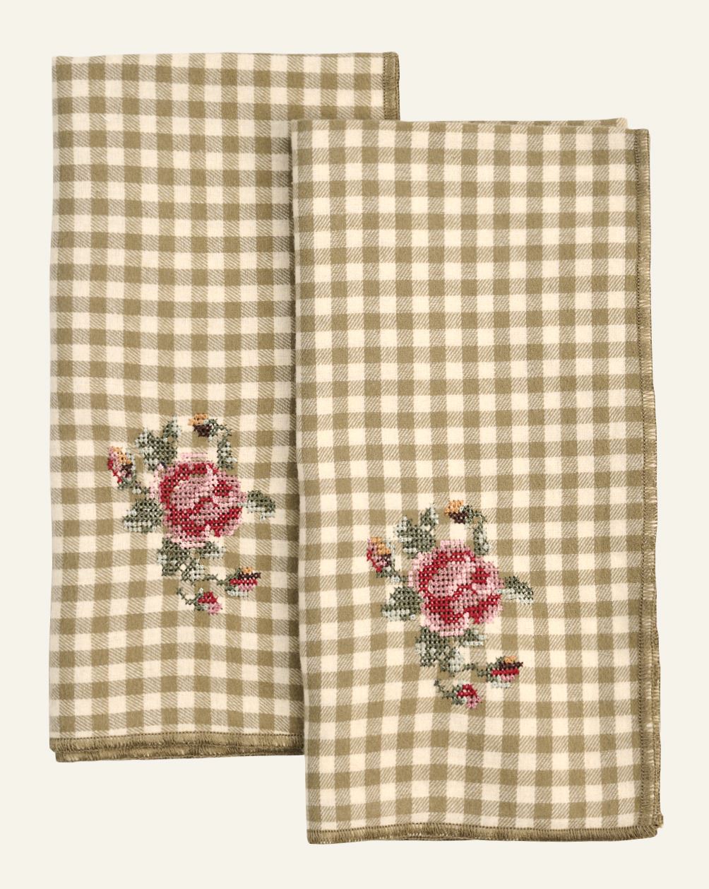 Lautasliina tummanvihreä - 45x45 cm tummanvihreä - 1