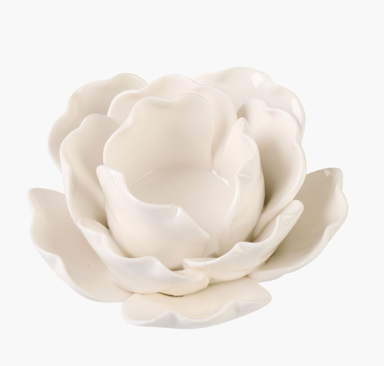 Kynttilälyhty valkoinen - 11x11x7,8 cm valkoinen - 1