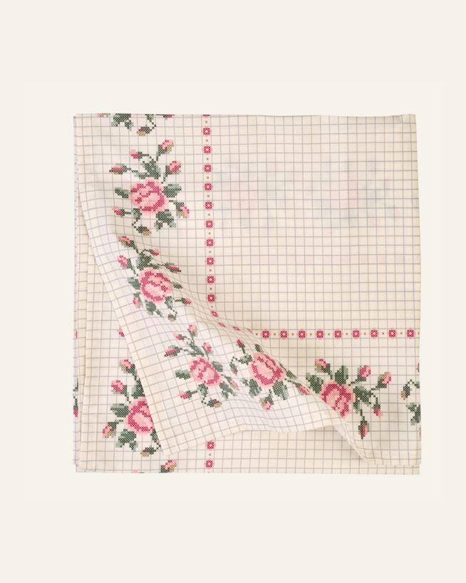 Pöytäliina luonnonväri - 90x90 cm luonnonväri - 1