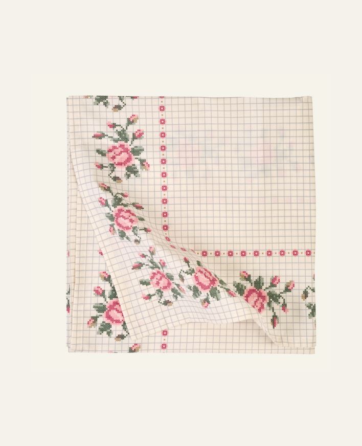 Pöytäliina luonnonväri - 90x90 cm luonnonväri - 1