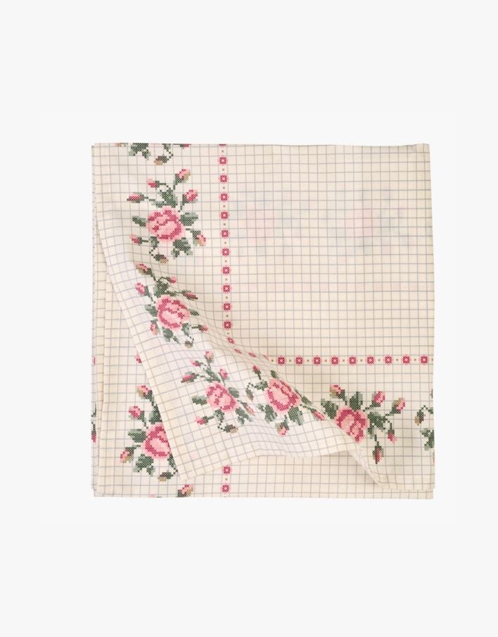 Pöytäliina luonnonväri - 90x90 cm luonnonväri - 1