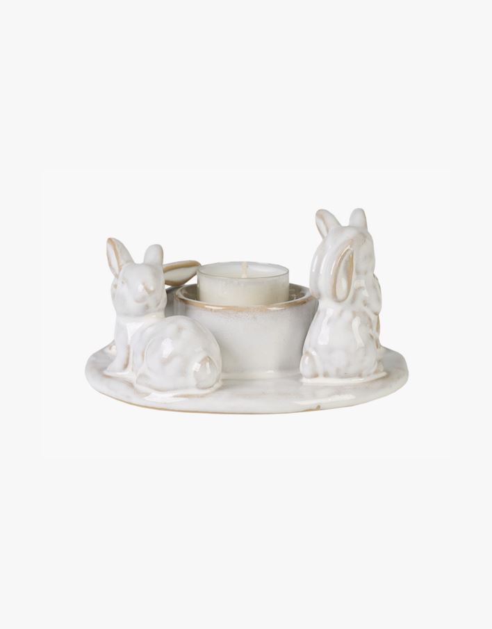 Kynttilälyhty valkoinen - 13,5x12,5x7,5 cm valkoinen - 1