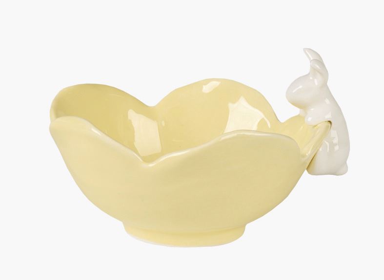 Kulho vaaleankeltainen - 13,1x12x8,9 cm vaaleankeltainen - 1