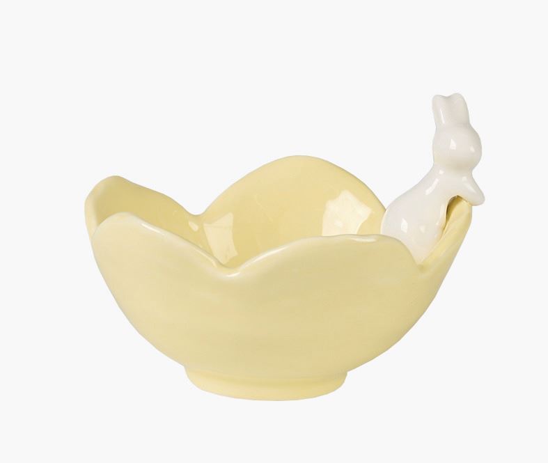 Kulho vaaleankeltainen - 13,1x12x8,9 cm vaaleankeltainen - 1